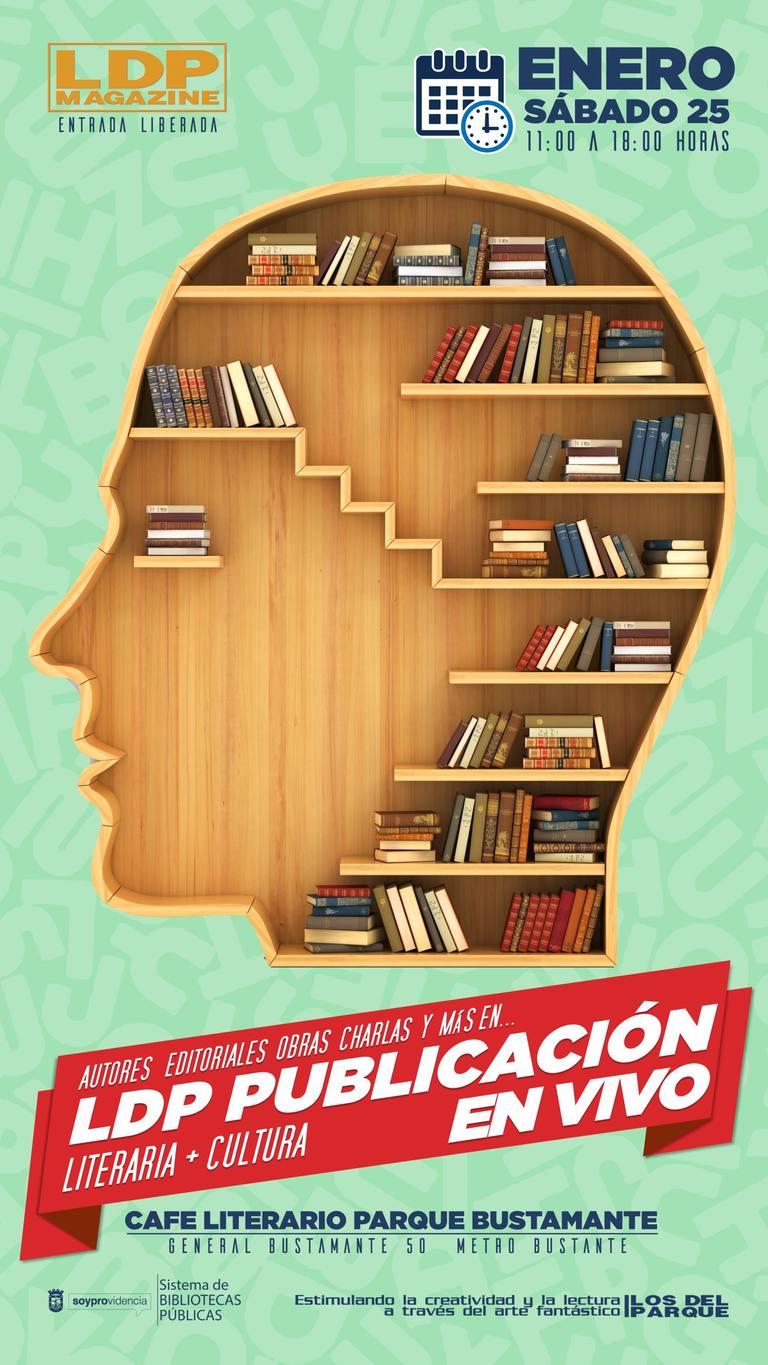 cafe literario parque bustamante con michael rivera