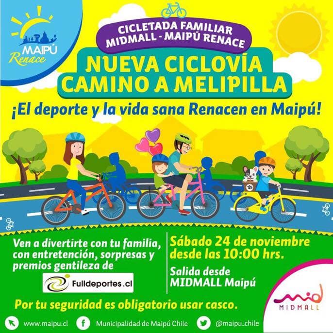 Inauguración de ciclovía de Camino a Melipilla enfrenta a la Municipalidad con organizaciones ciclistas de la comuna