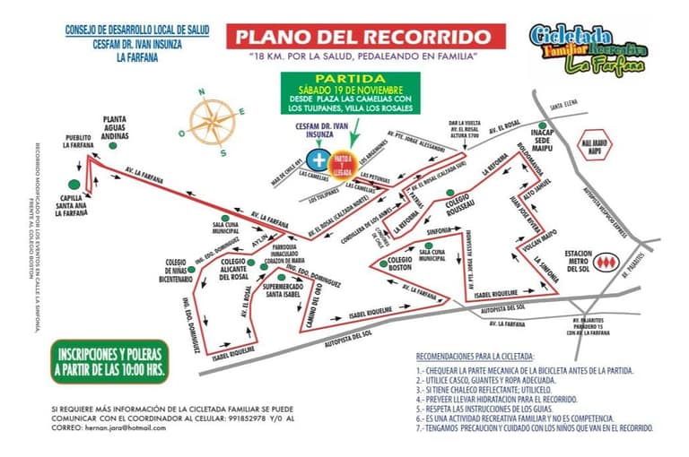mapa cicletada