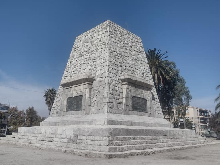 Monumento a los vencedores de los vencedores de Bailén en La Batalla de Maipú