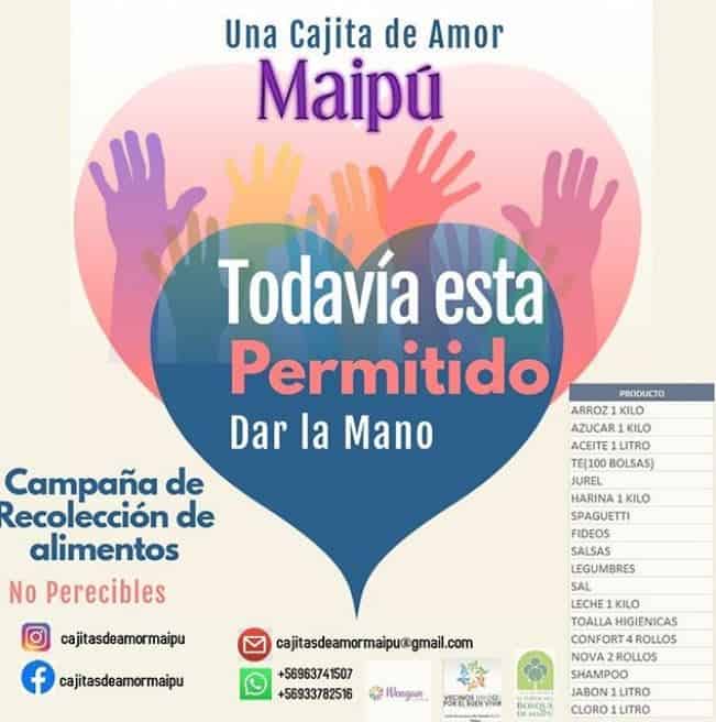 Guía solidaria de Maipú: el pueblo ayuda al pueblo ¿dónde, cuándo y cómo ayudar?