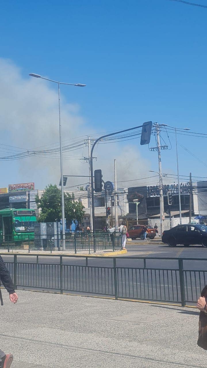 incendio cerca de plaza maipu