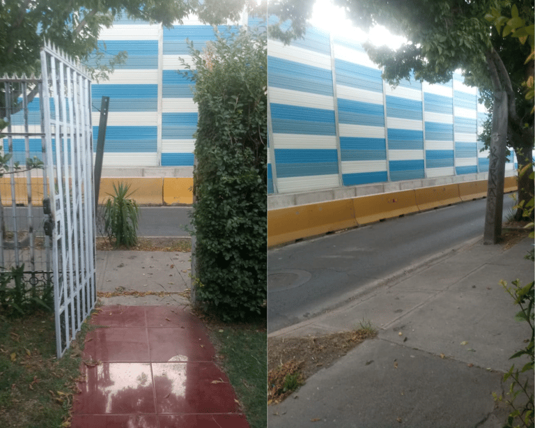 Vecino de Maipú reclama por nuevas pantallas acústicas en Américo Vespucio: «Tengo sombra todo el día y ya no veo la cordillera»