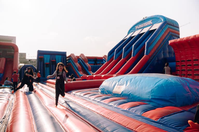Funkpark Mall Arauco MAipú en el día del niño