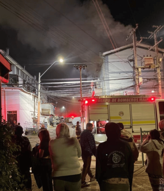 incendio en maipu