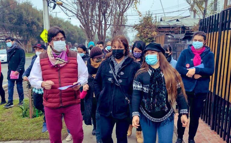 Trabajadores y trabajadoras de Maipú se hacen presente en el Paro Activo de la CUT