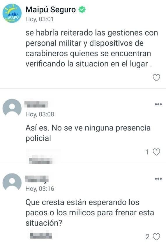 Noche de balacera en Maipú: Carabineros es repelido y captan uso de ametralladoras