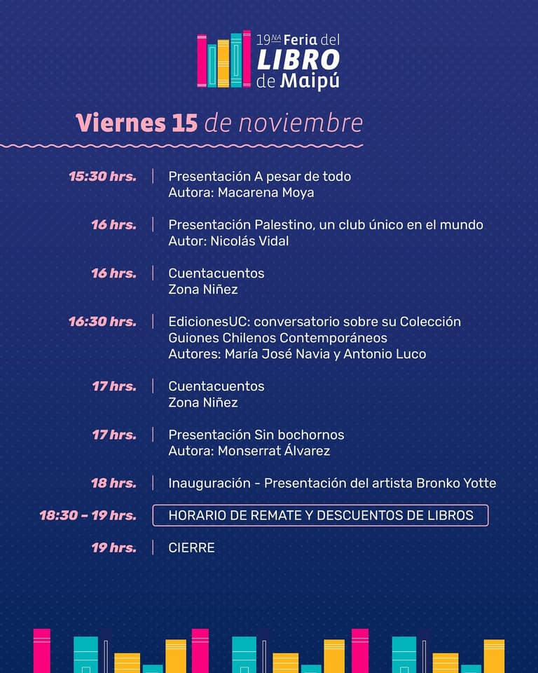 cronograma feria del libro