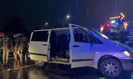 colisión múltiple en Maipú