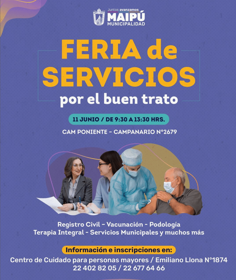Feria de Servicios en Maipú.