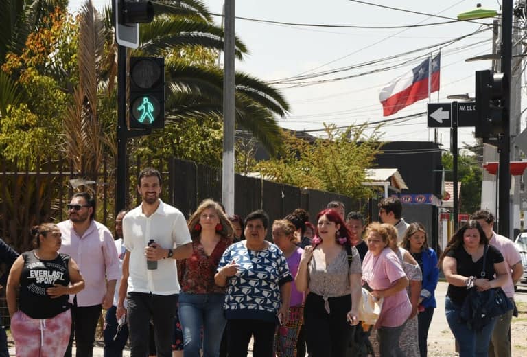 inauguración semáforo maipú