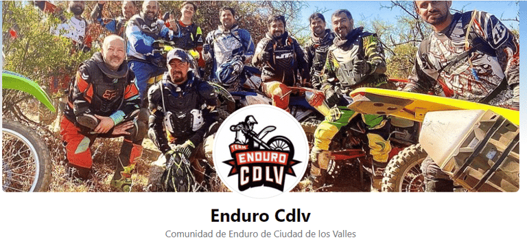 Foto extraída del Facebook oficial de la Comunidad Enduro Ciudad de los Valles