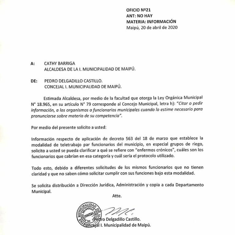 Más de 20 funcionarios de Municipalidad de Maipú en cuarentena: se detecta caso positivo en Oficina de Medioambiente
