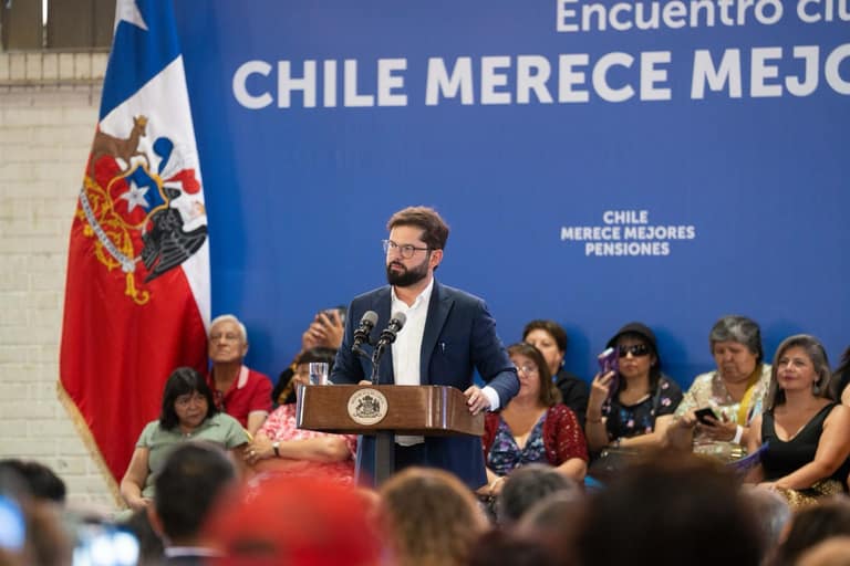 Presidente Boric concretó visita en Maipú con encuentro ciudadano «Chile merece mejores pensiones»