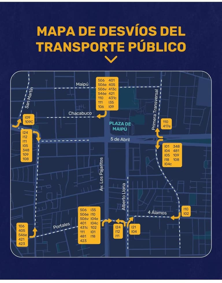 Importante: revisa los cortes y desvíos de tránsito por Coke Studio en Maipú