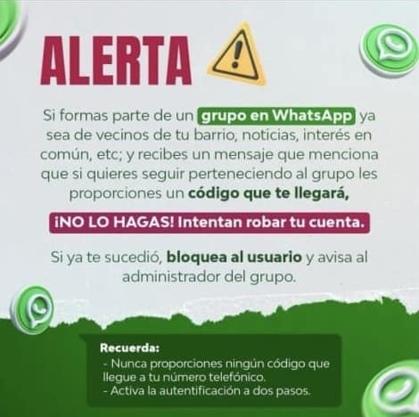 Alerta de estafa