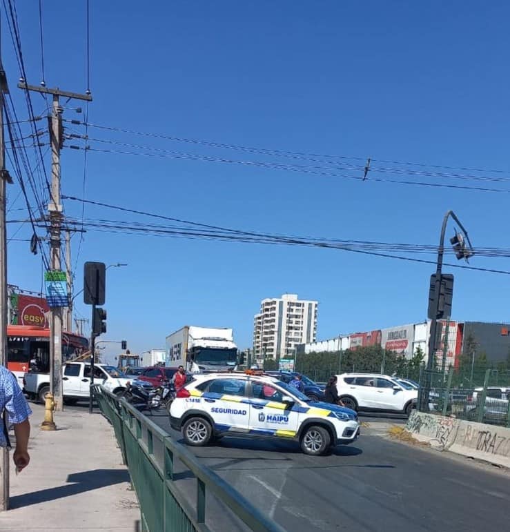 Seguridad Municipal en el lugar de los hechos.