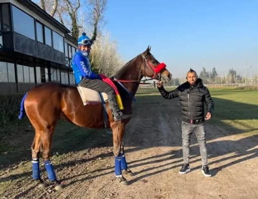 Vidal en el Club Hípico.