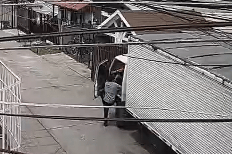 hombre atropellado por camión