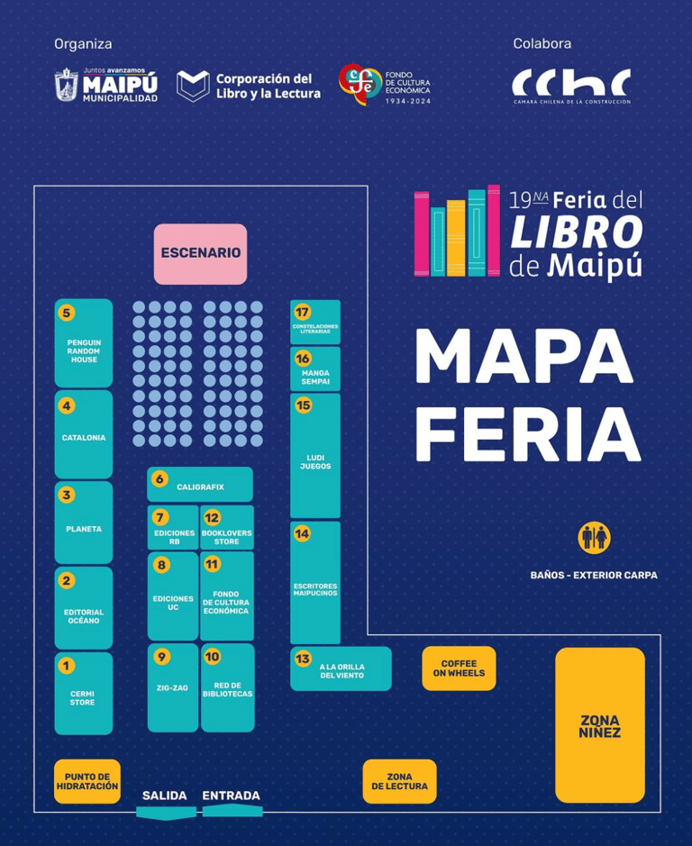 feria del libro mapa