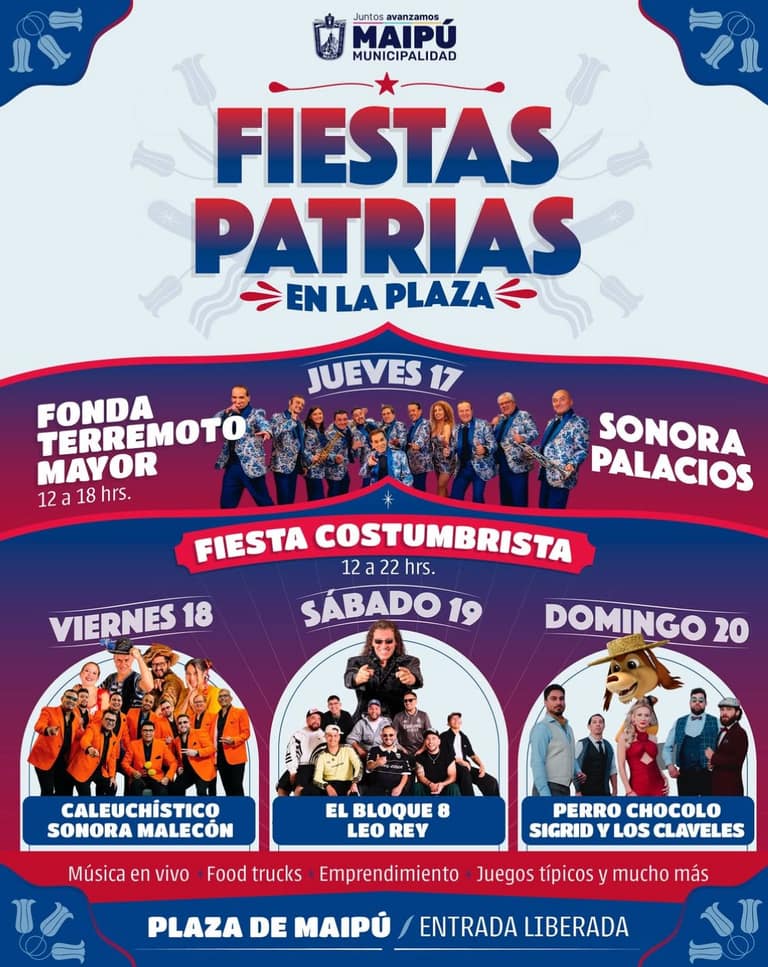 «Un 0,03% de nuestro presupuesto»: Vodanovic defiende gasto municipal para Fiestas Patrias en Maipú y transparenta costos