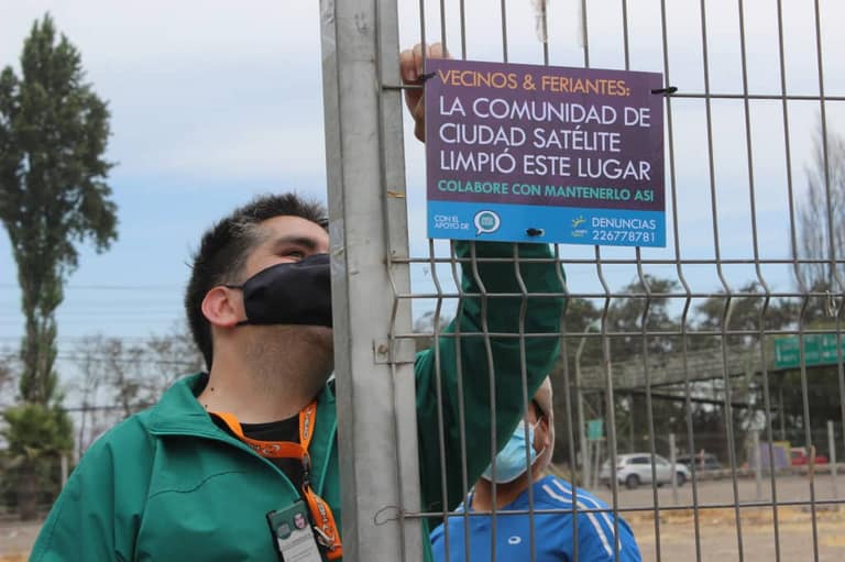 Vecinos de Ciudad Satélite se organizaron y limpiaron terreno ubicado en la entrada del sector