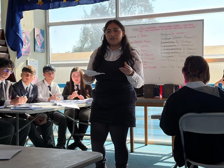 Encuentro Trawün 2026 en Maipú reunió a estudiantes de cinco colegios en torno al debate filosófico y ciudadano