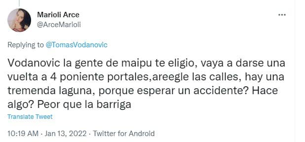 Vecinos denuncian «laguna» en Avenidas Portales con Cuatro Ponientes