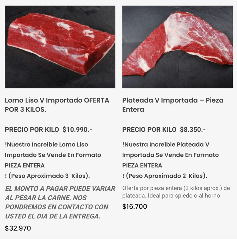 precios la carne maipu