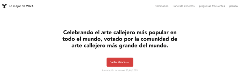 Vota por Cristóbal Persona, el maipucino que compite por «El mejor mural del mundo del 2024»
