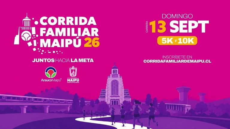 Municipio y Arauco Maipú anuncian la quinta «Corrida Familiar de Maipú» para el 13 de septiembre