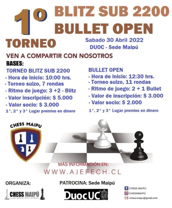 chess maipú torneo