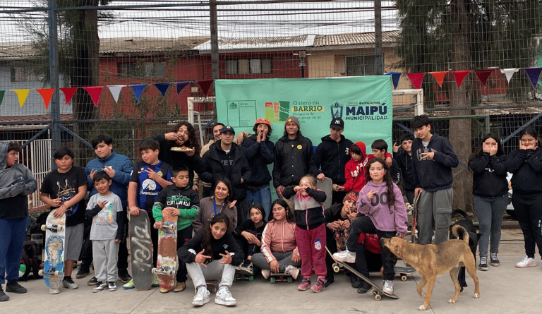 Club Skate Plaza Tres Poniente se adjudica fondo «Territorio Joven» para llevar la disciplina a nuevos barrios de Maipú