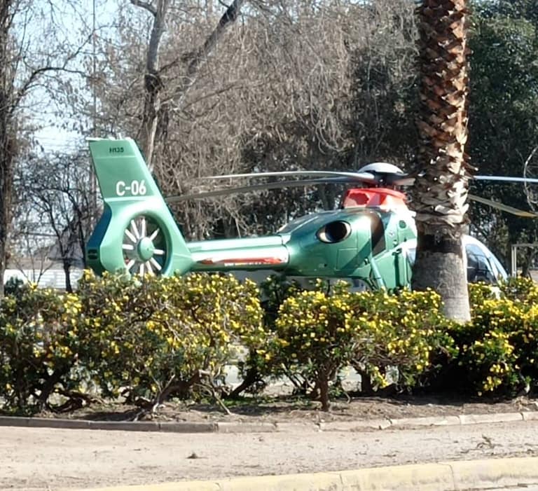 VIDEO: Accidente en Maipú termina con dos Carabineros heridos trasladados en helicóptero
