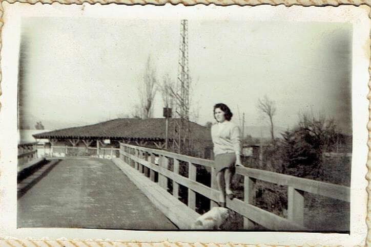 Antiguo Puente Rinconada de Maipú, fecha desconocida | Fuente: Carmen Luisa Silva