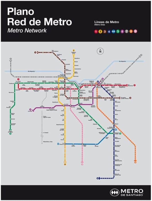 Inician obras para la construcción de la línea 7 del metro de Santiago