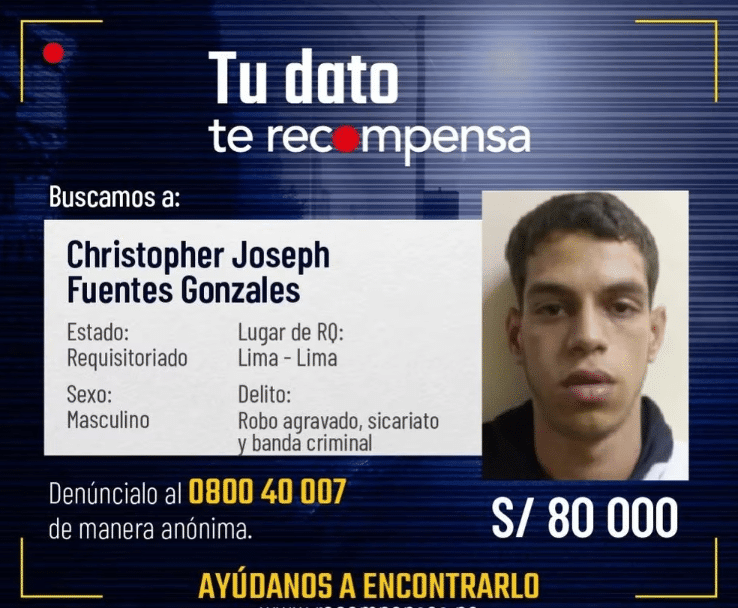 maldito cris sospechoso asesinato guardia municipal perú