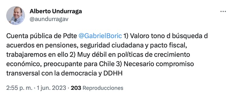 opinion cuenta pública undurraga