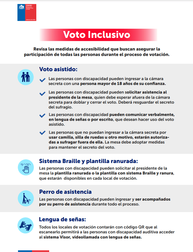 Voto inclusivo para elecciones 2024