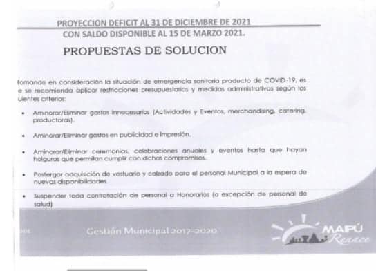 Administración Barriga habría sido advertida cuando el déficit era de $29 mil millones