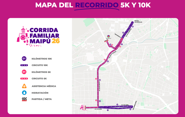 Corrida Familiar de Maipú libera 1.500 cupos adicionales tras agotar inscripciones