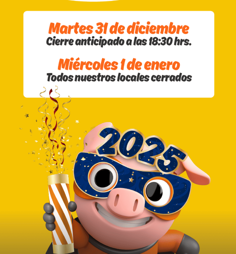 horario de cierre s10