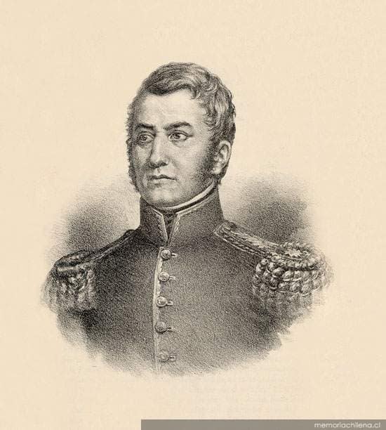 José de San Martín en la Batalla de Maipú