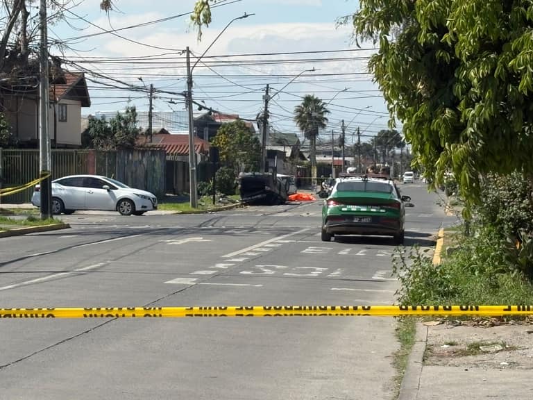 Choque fatal en Cuatro Poniente: Carabineros confirma fallecimiento de delincuente y tres detenidos