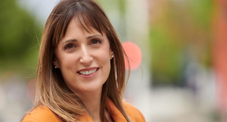 Karen Thal, Presidenta de ICARE estuvo en el abrazo del reencuentro