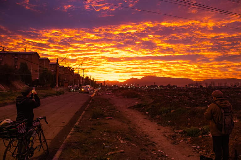 Atardecer en El Pajonal Tour Observación. Foto: Joaquín Pacheco