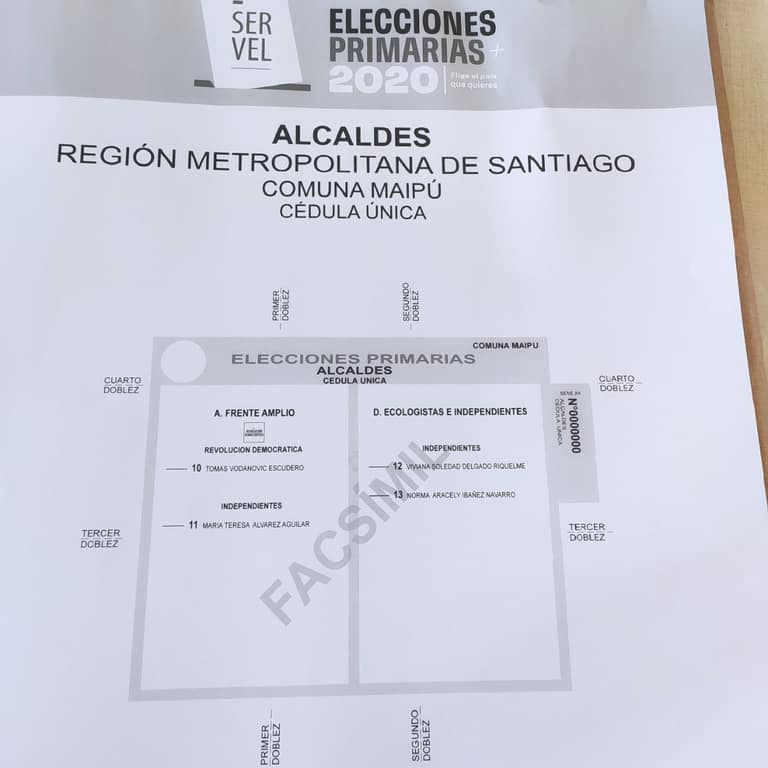 Primarias 2020 en Maipú: ¿Cuándo son, quiénes pueden votar y cuáles son los candidatos?