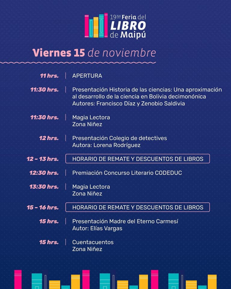cronograma feria del libro