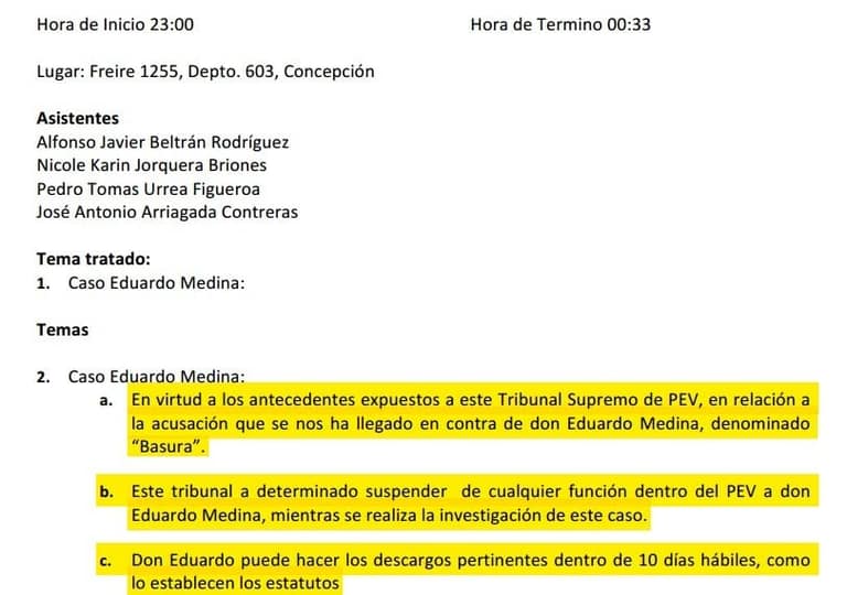 Ejercicio hipotético de elección de Convencionales Constituyentes
