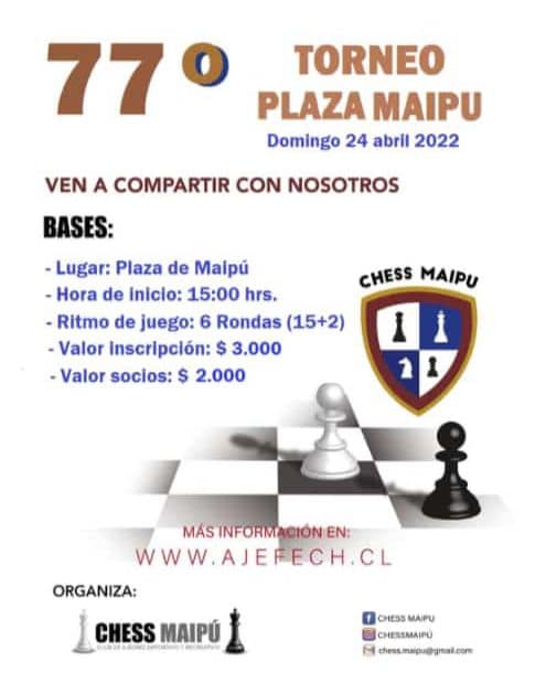 torneo chess maipú plaza de maipú